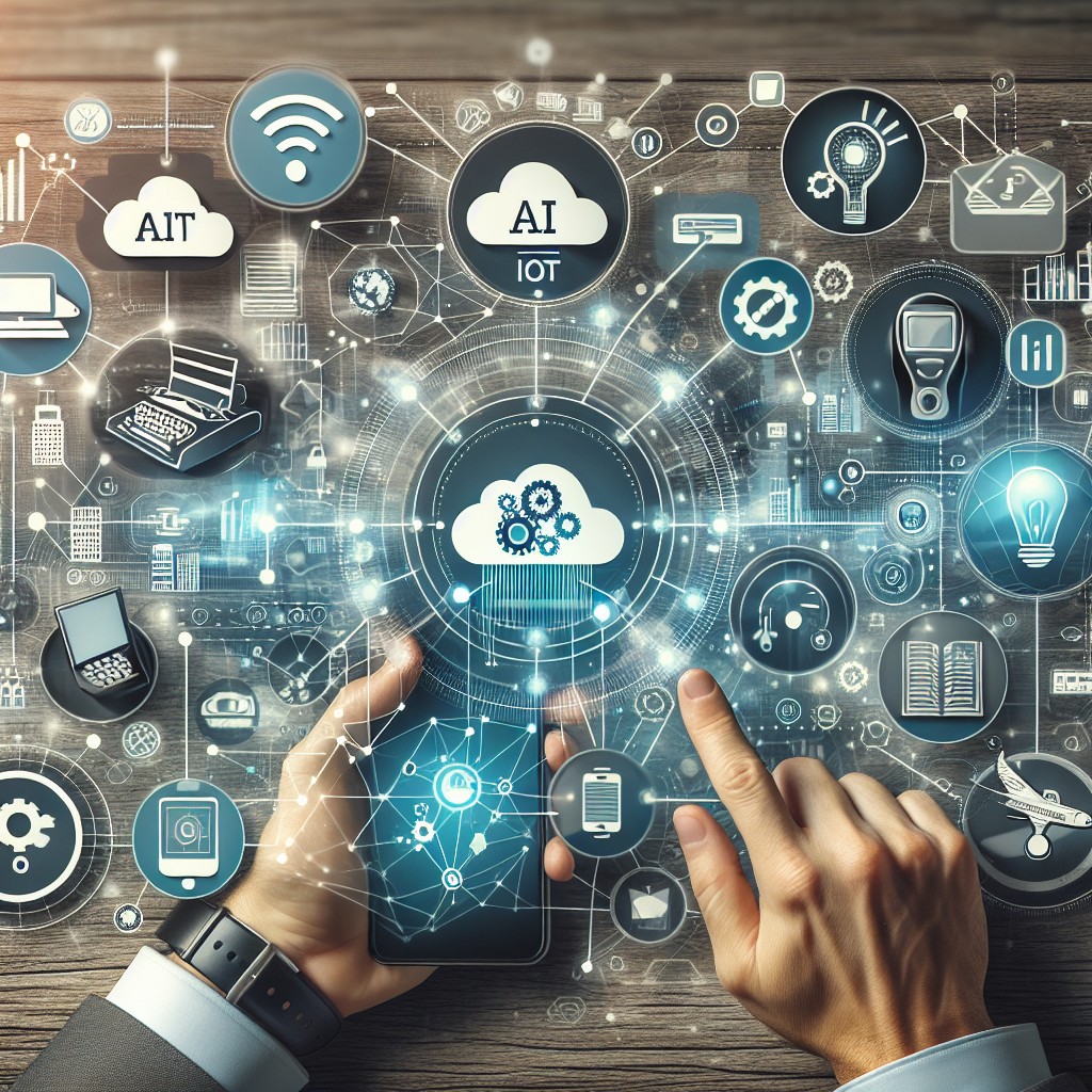 Une image montrant des technologies numériques interconnectées symbolisant la transformation numérique.