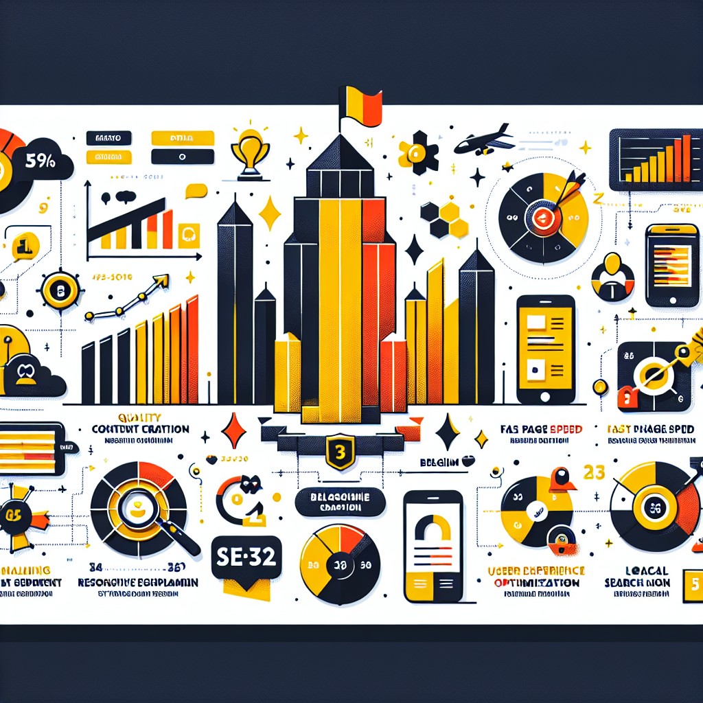 Une représentation graphique des meilleures pratiques SEO pour mobile en Belgique