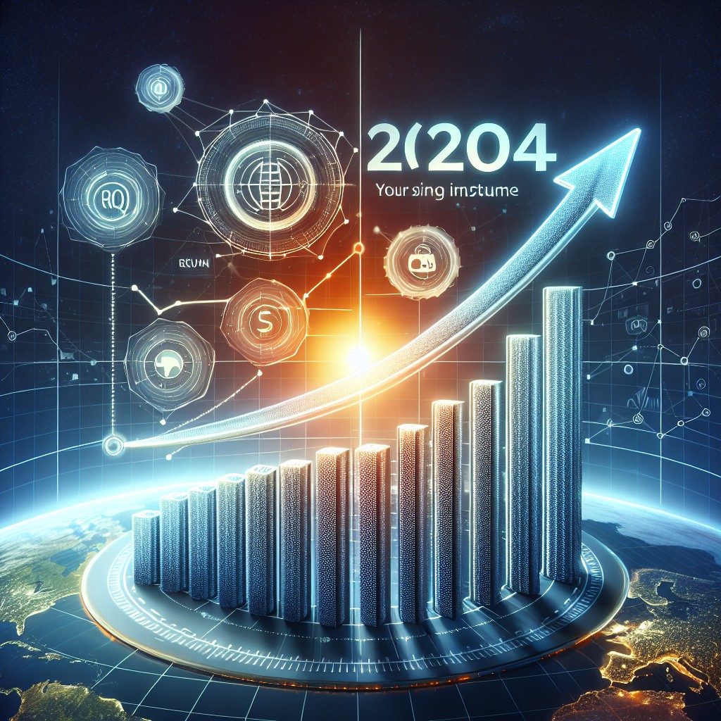 Image de couverture représentant une graphique ascendante, symbolisant la croissance du ROI grâce au SEO en 2024