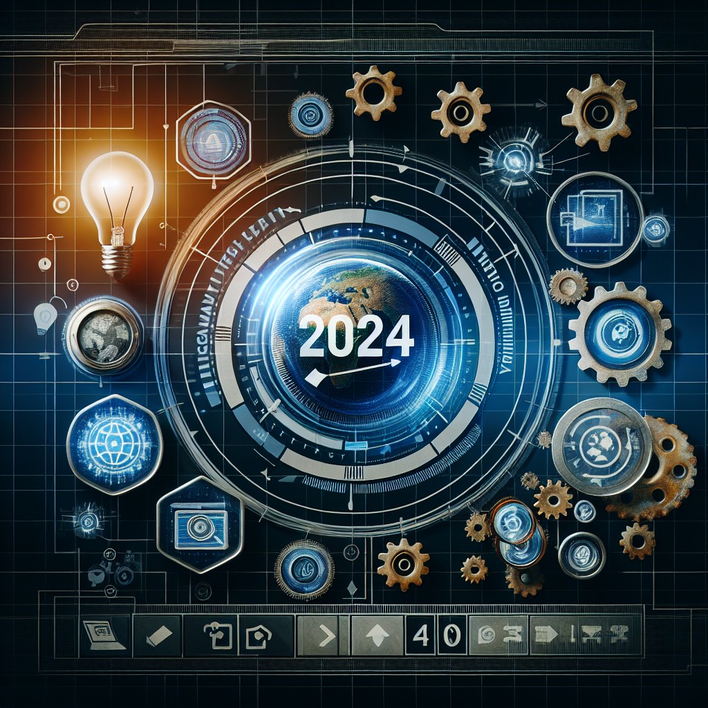 Image représentant des outils et tendances du marketing digital pour 2024, illustrant l'importance de l'innovation et de l'adaptation.