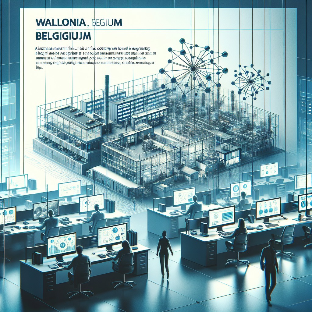 Image de couverture représentant une PME wallonne intégrant des technologies digitales pour optimiser ses opérations.