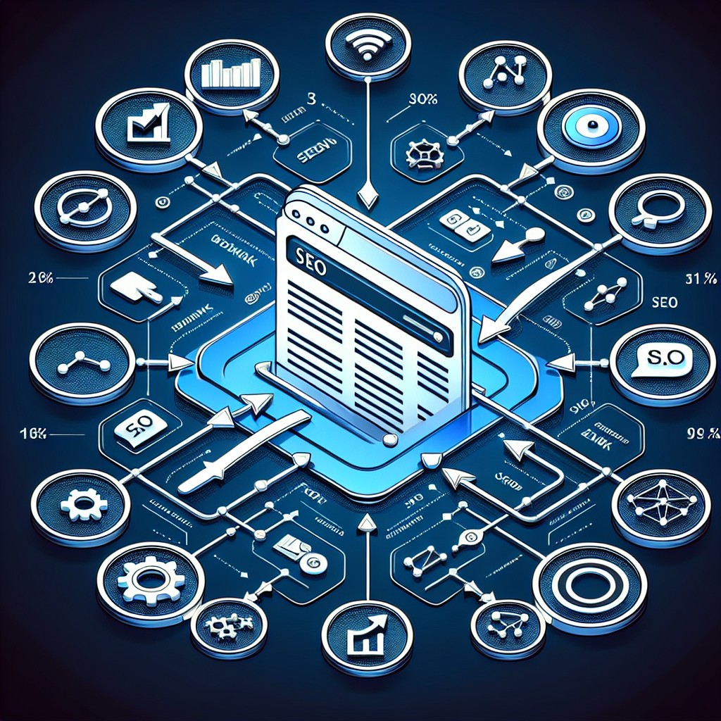 Illustration d'un site web avec des liens entrants pour représenter les backlinks et leur importance en SEO.