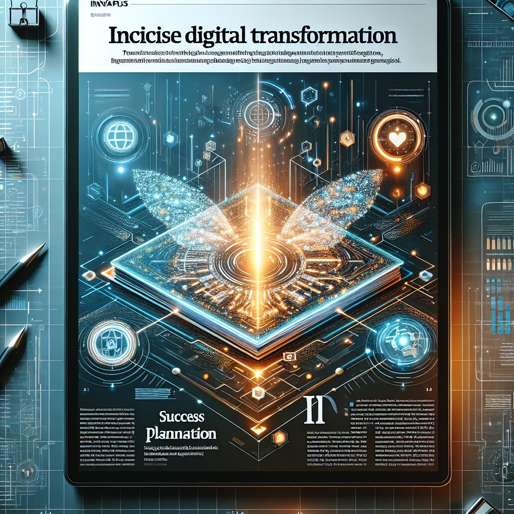 Couverture de l'article sur la transformation digitale avec le Succes Planner de Innovaplus.