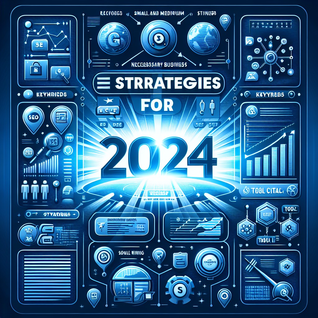 Couverture de l'article sur les stratégies et outils SEO nécessaires pour les PME en 2024.