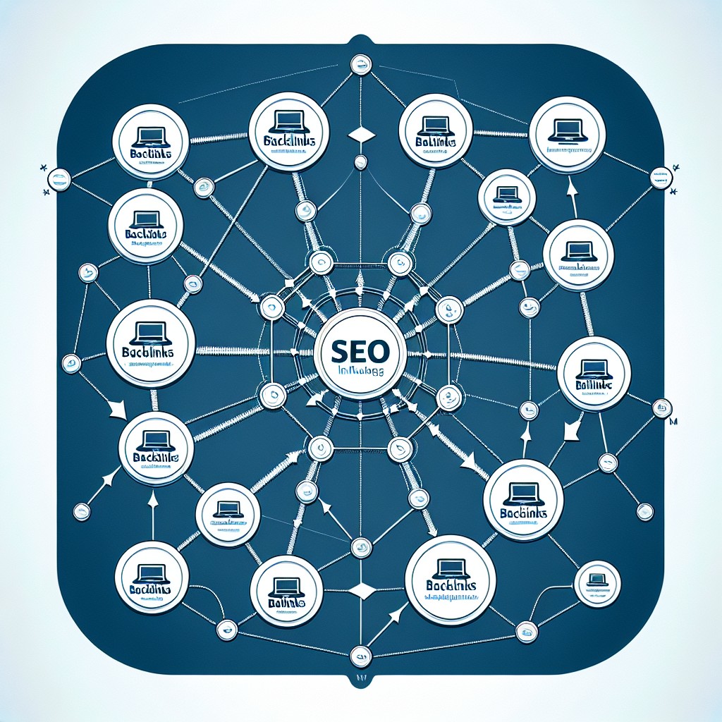 Image de couverture représentant un diagramme montrant l'influence des backlinks sur le SEO.