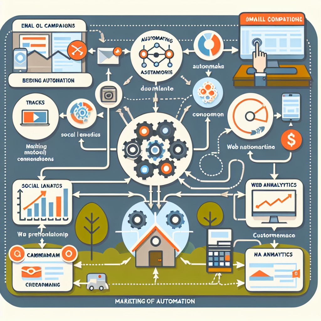 Un graphique illustrant l'automatisation des tâches marketing dans une PME.