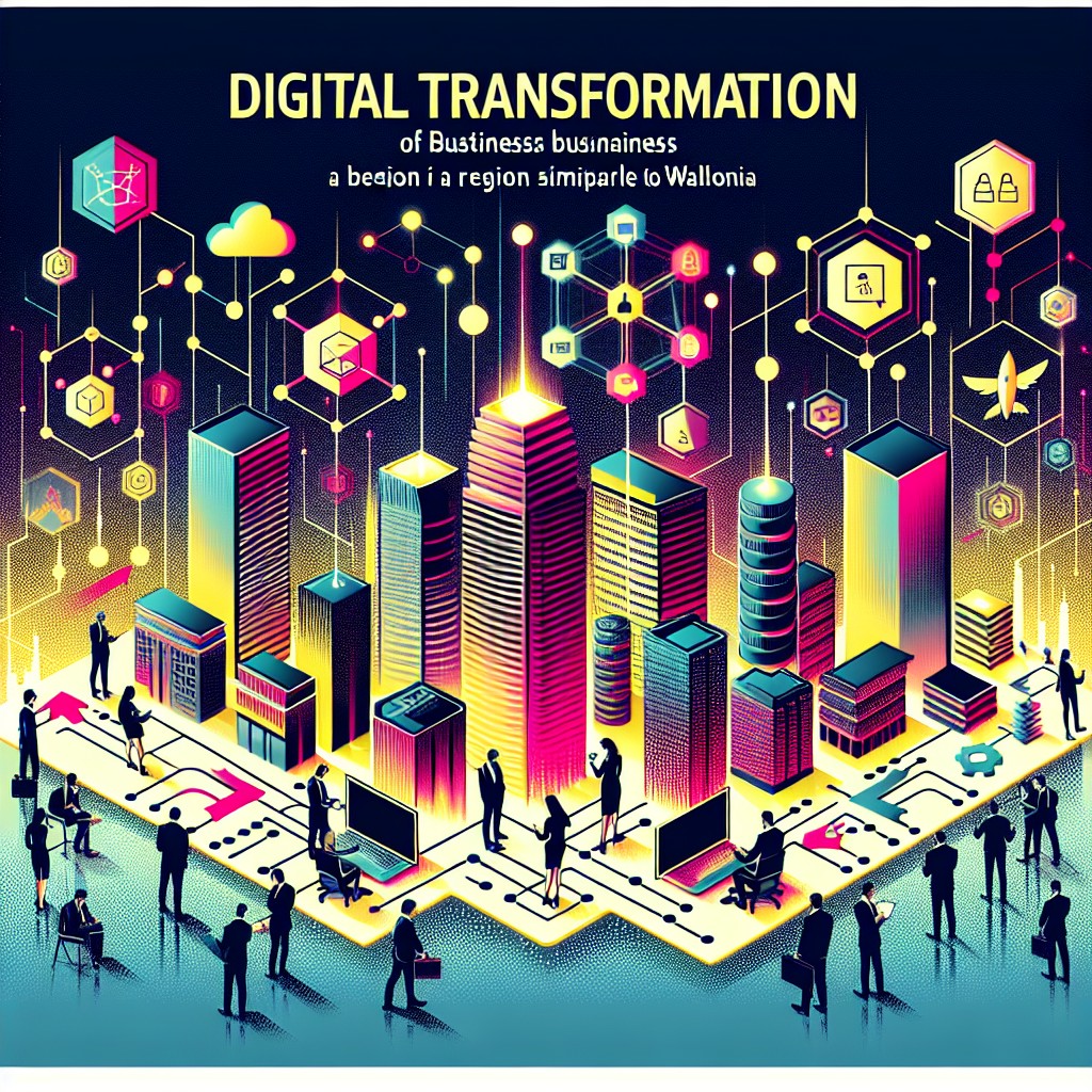 Couverture illustrant la transformation digitale des entreprises par Innovaplus en Wallonie.