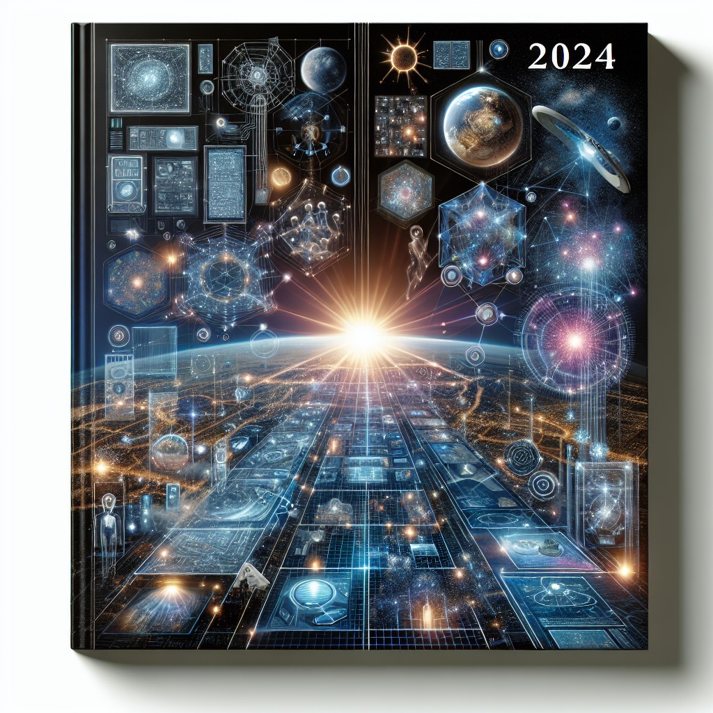 Image de couverture illustrant une présence digitale innovante et connectée pour 2024.