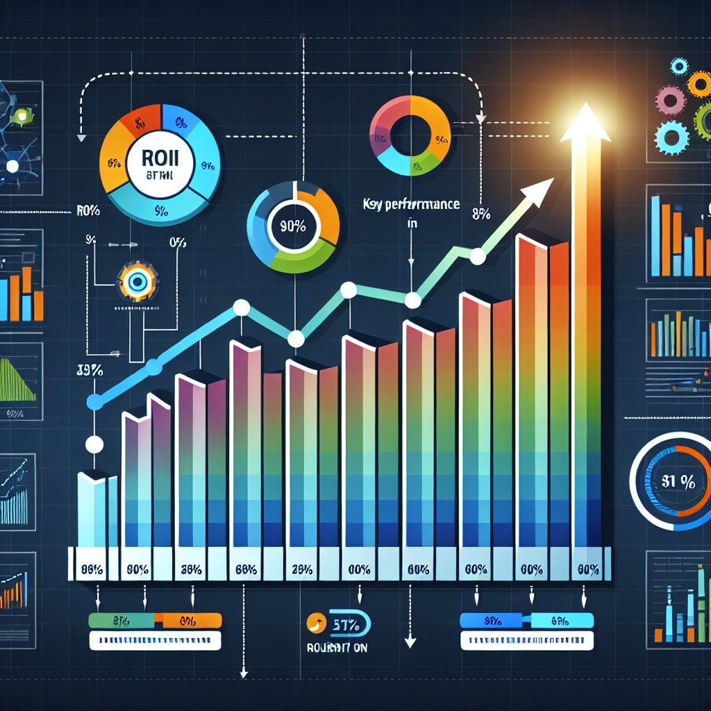 Graphique montrant la croissance du ROI avec divers outils d'analyse d'entreprise.