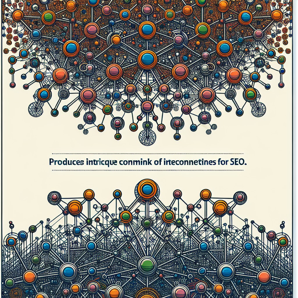 Image de couverture montrant un réseau complexe de liens connectés représentant des backlinks pour le SEO.