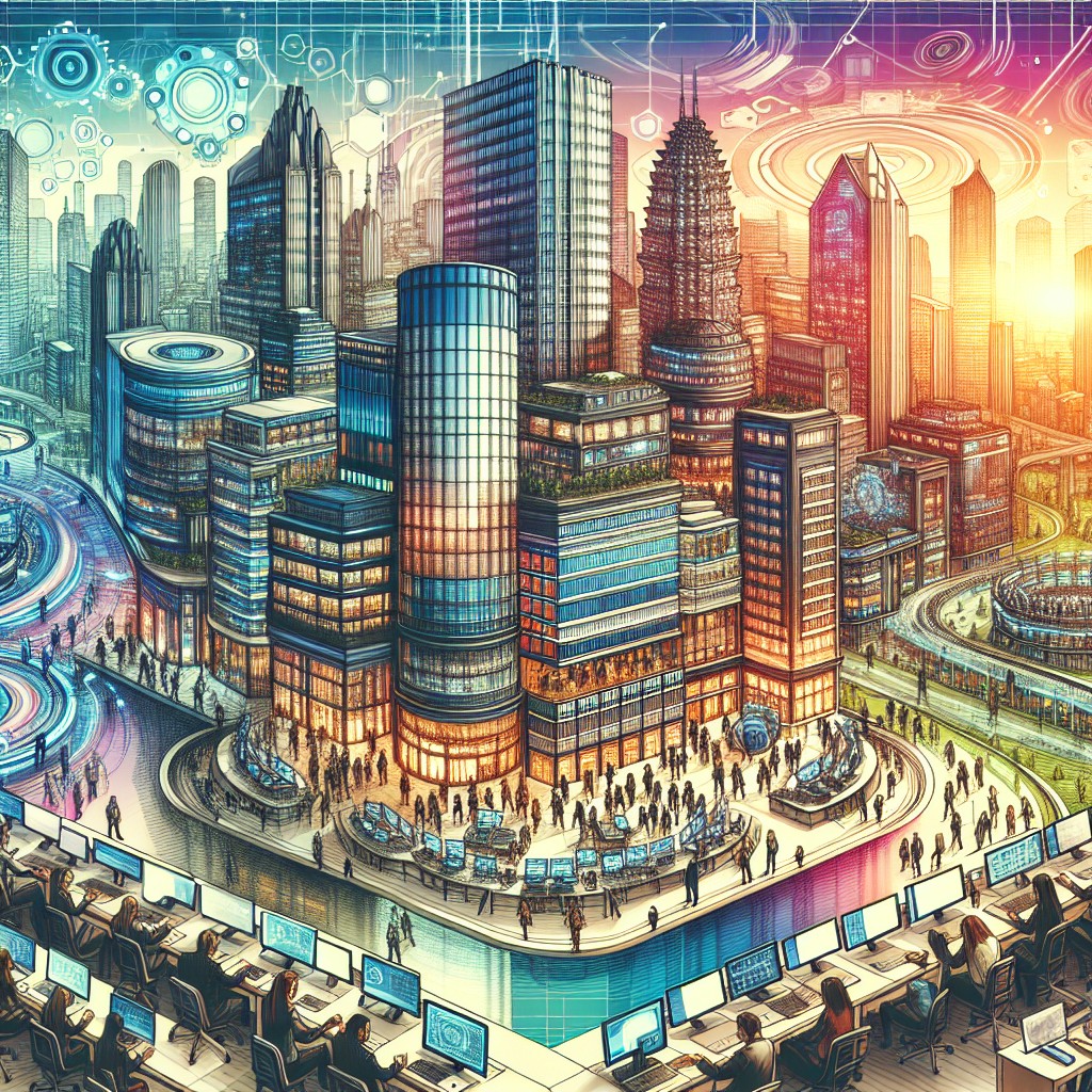 Vue d'ensemble des innovations digitales en Belgique, montrant des startups et outils technologiques.
