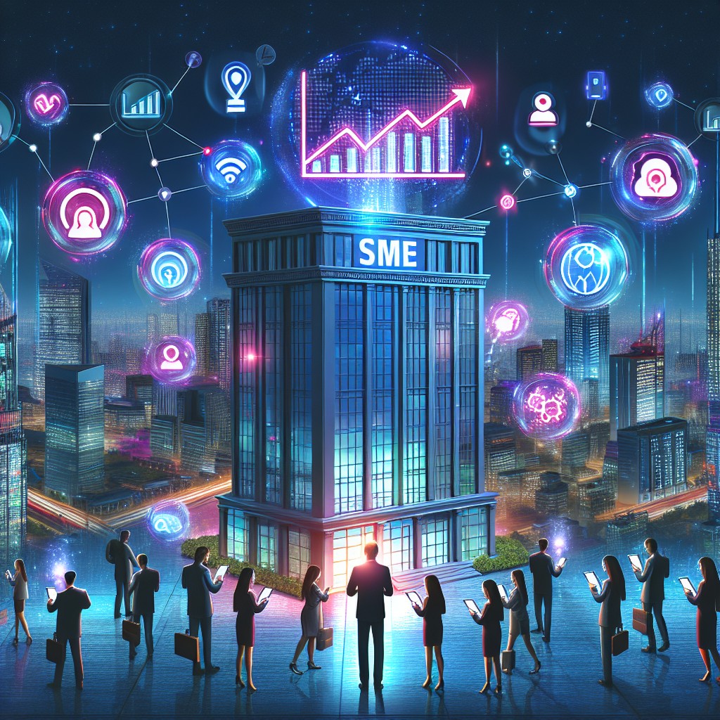 Image de couverture illustrant une PME boostant sa présence en ligne avec succès à travers le marketing digital.