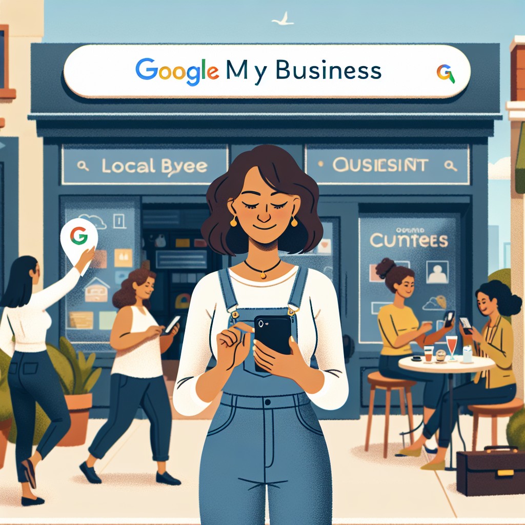 Une entreprise locale utilisant Google My Business pour attirer des clients.