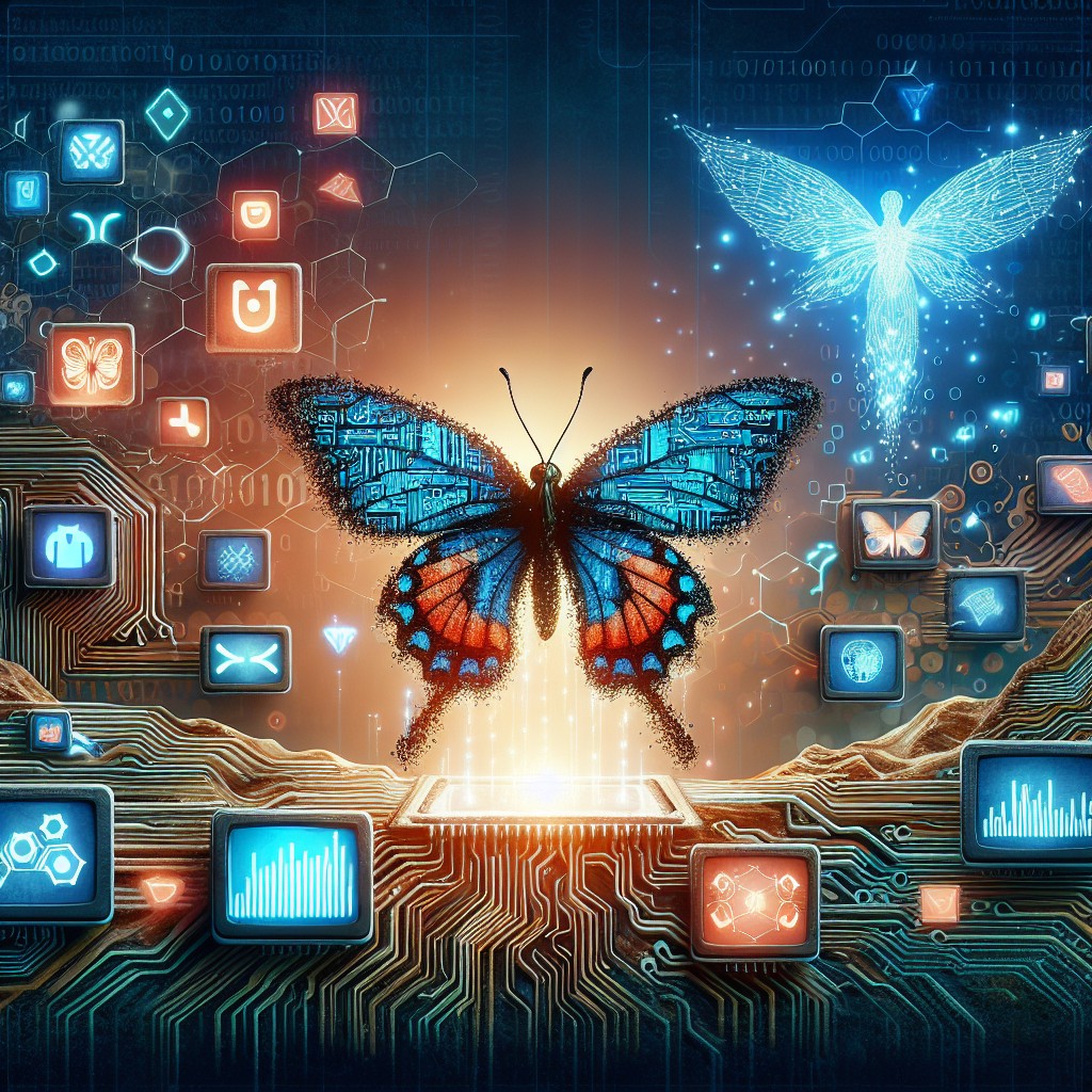 Image de couverture illustrant des concepts de transformation digitale avec des éléments technologiques innovants.