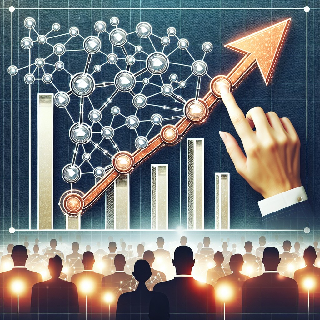 Une illustration représentant la croissance du trafic web grâce à des backlinks de qualité.