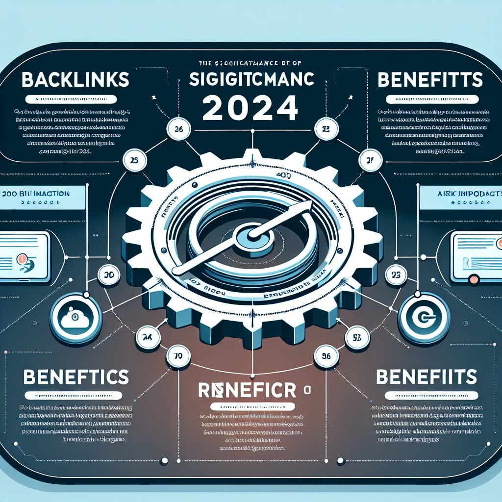 Image représentant un graphique ou une illustration sur l'importance des backlinks en SEO pour l'année 2024