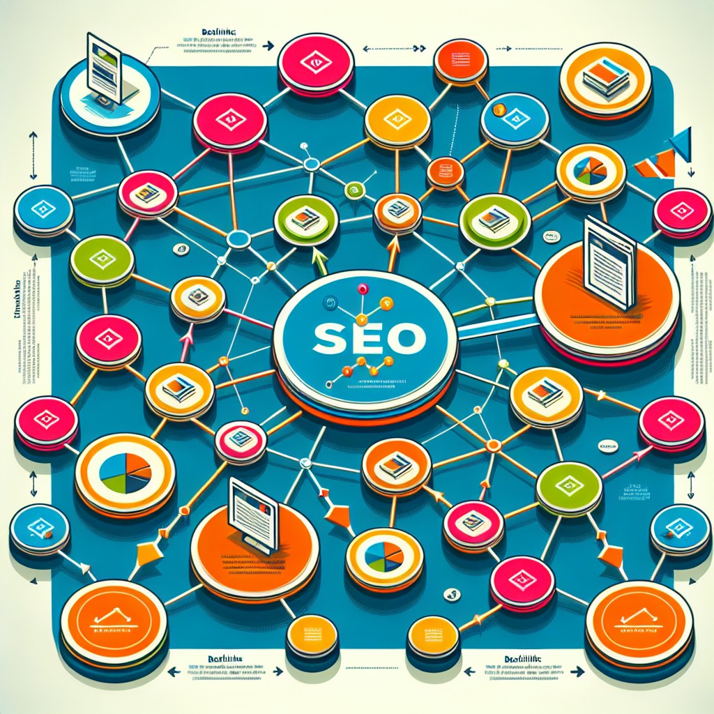 Un graphique illustrant l'importance des backlinks pour l'optimisation des moteurs de recherche (SEO).