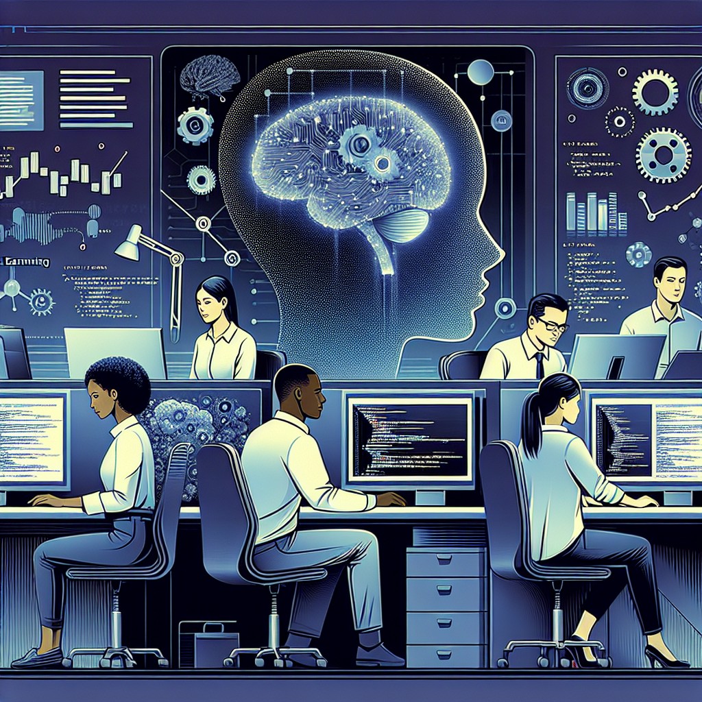 Image de couverture mettant en évidence une PME utilisant des technologies de Machine Learning pour améliorer ses opérations.