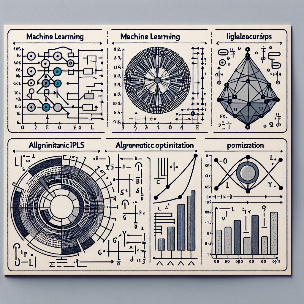 Image illustrant l'IPLS avec des diagrammes de machine learning et d'optimisation algorithmique.