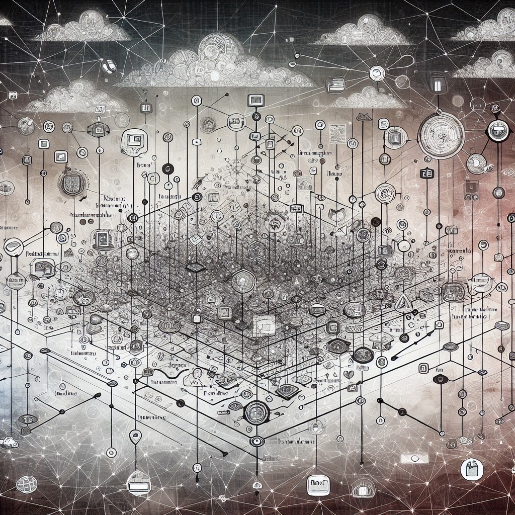 Illustration de liens web interconnectés symbolisant le netlinking et le SEO