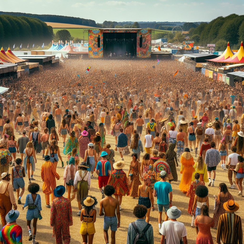 Célèbre festival de musique en plein air en Wallonie, été 2024.