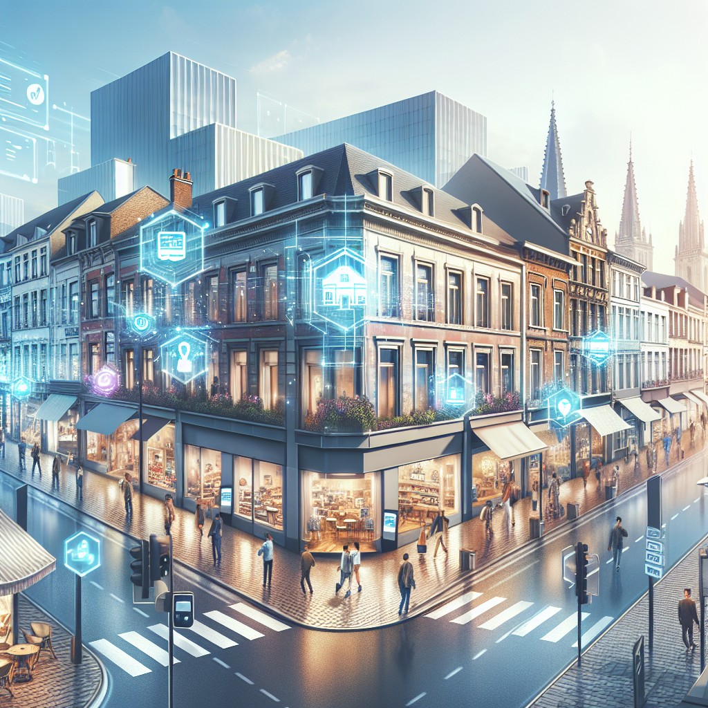 Vue moderne de Liège, représentant la transformation digitale de ses entreprises grâce au marketing digital.