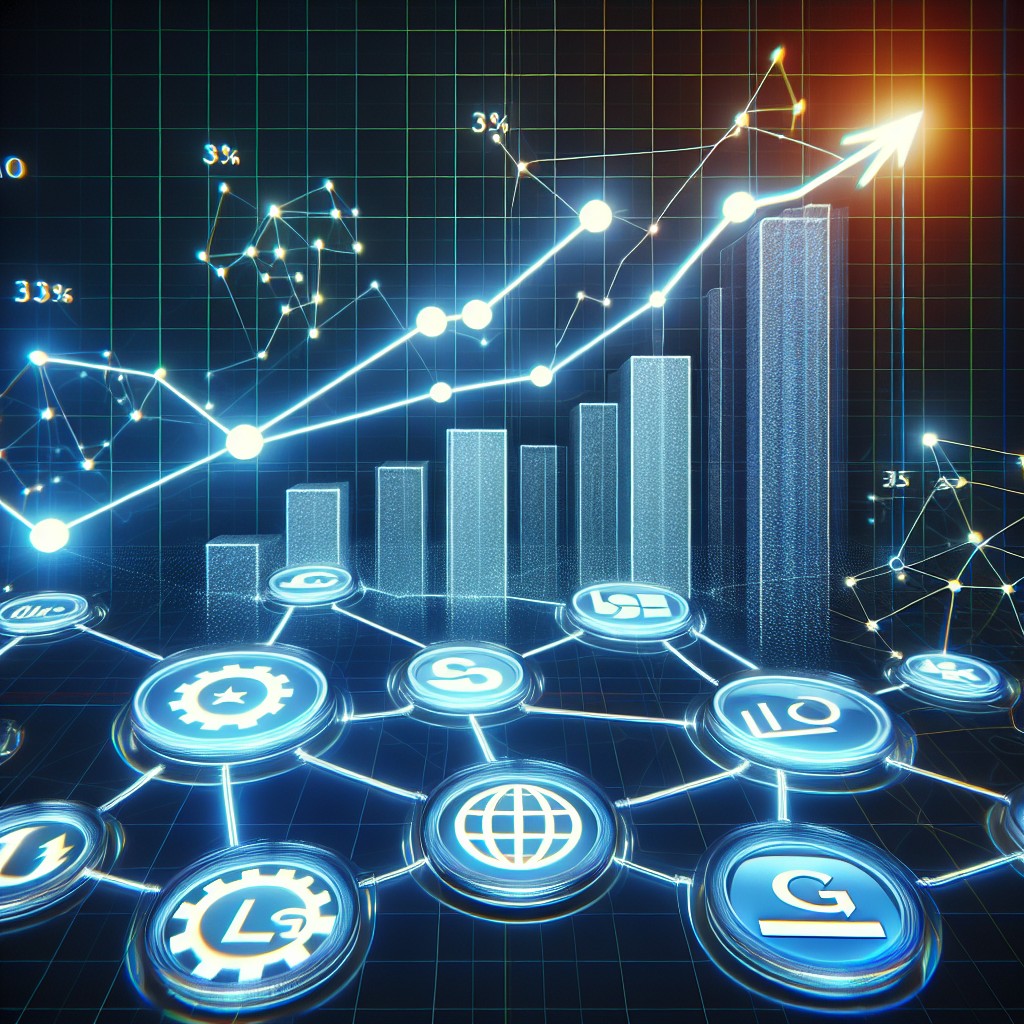 Illustration représentant la croissance numérique et les liens entre différentes plateformes web pour souligner l'importance des backlinks en SEO.