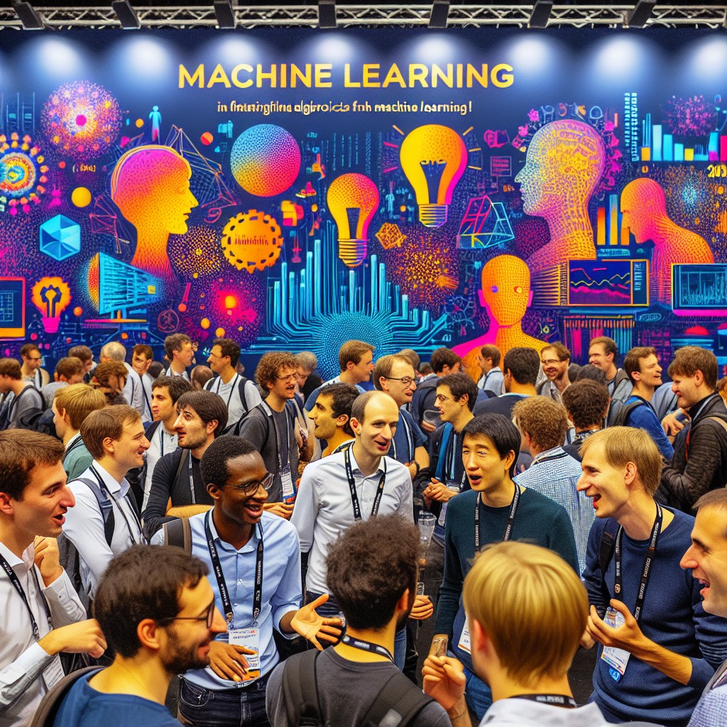 Des participants engagés dans une conférence animée au Salon Machine Learning 2024 en Belgique.