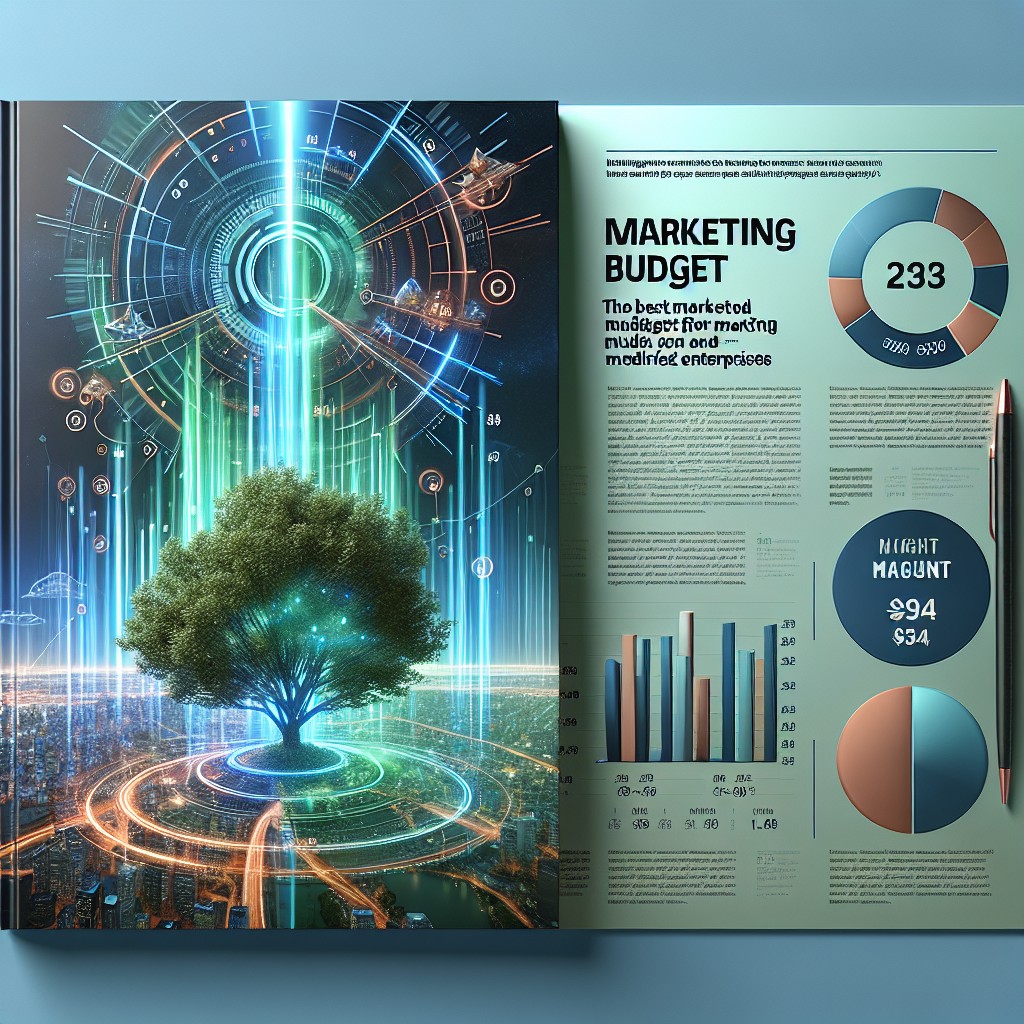 Couverture d'un article détaillant les meilleures pratiques de budget marketing pour PME en 2024