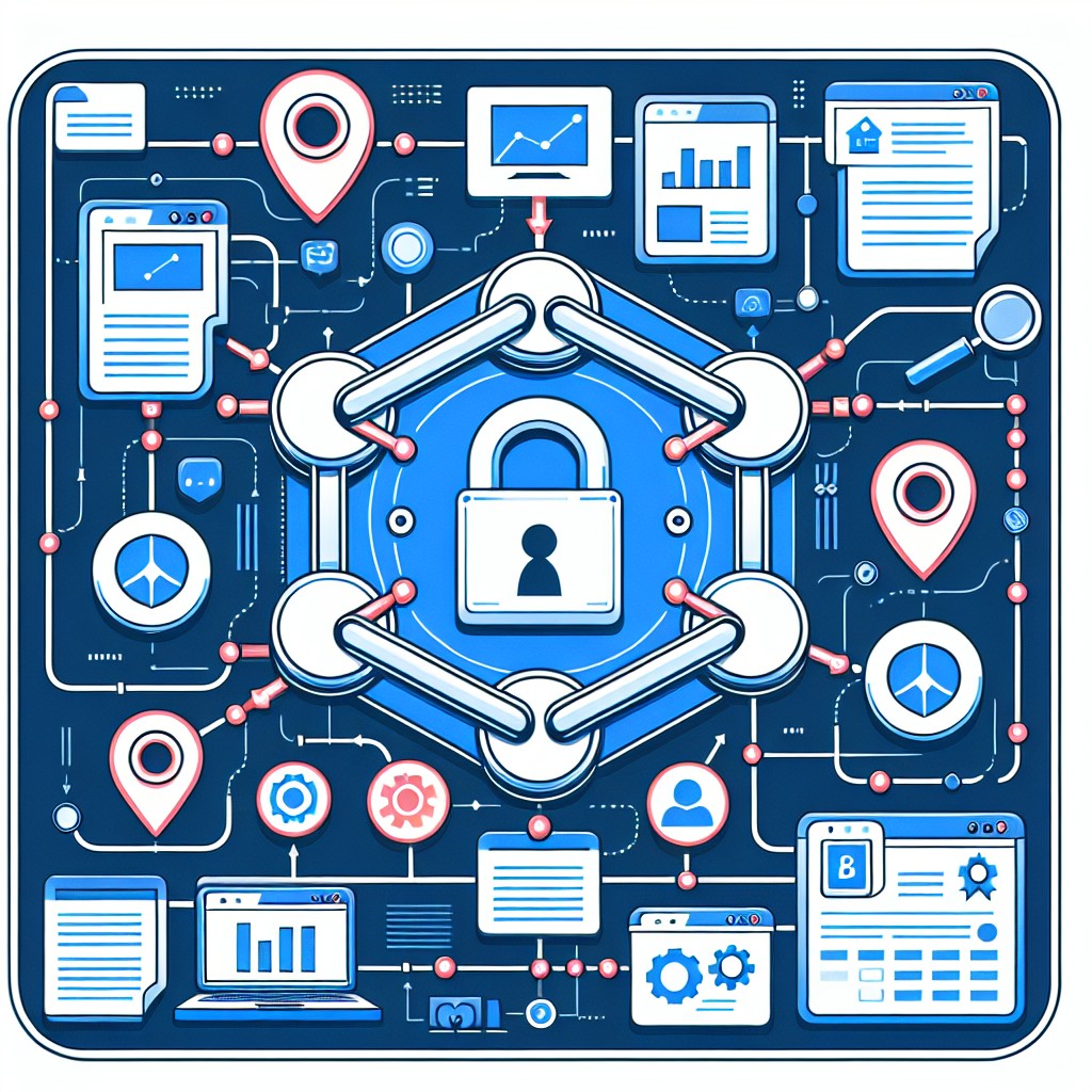 Un schéma illustrant l'importance des backlinks pour le référencement SEO avec des liens connectant différents sites web.