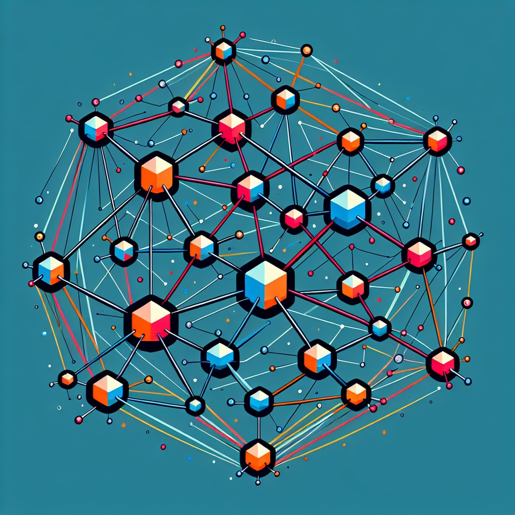 Illustration de l'importance des backlinks en SEO, montrant des liens connectant différents sites web.