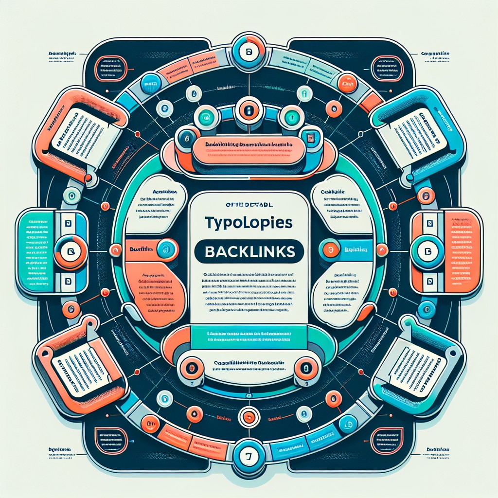 Image de couverture montrant une infographie des différentes typologies de backlinks.