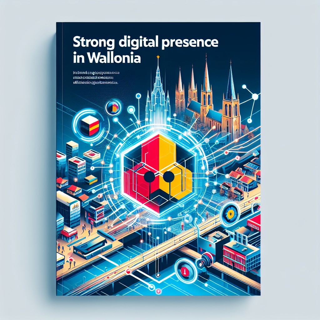 Couverture de l'article sur la présence digitale forte en Wallonie