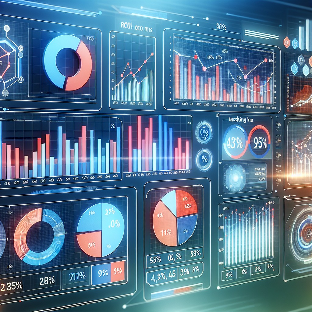 Image montrant des graphiques et des données analytiques représentant le suivi des performances SEO pour illustrer le ROI.