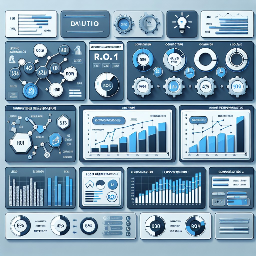 Image de couverture représentant un tableau de bord de marketing automation avec des graphiques et statistiques, symbolisant l'efficacité opérationnelle et le ROI.