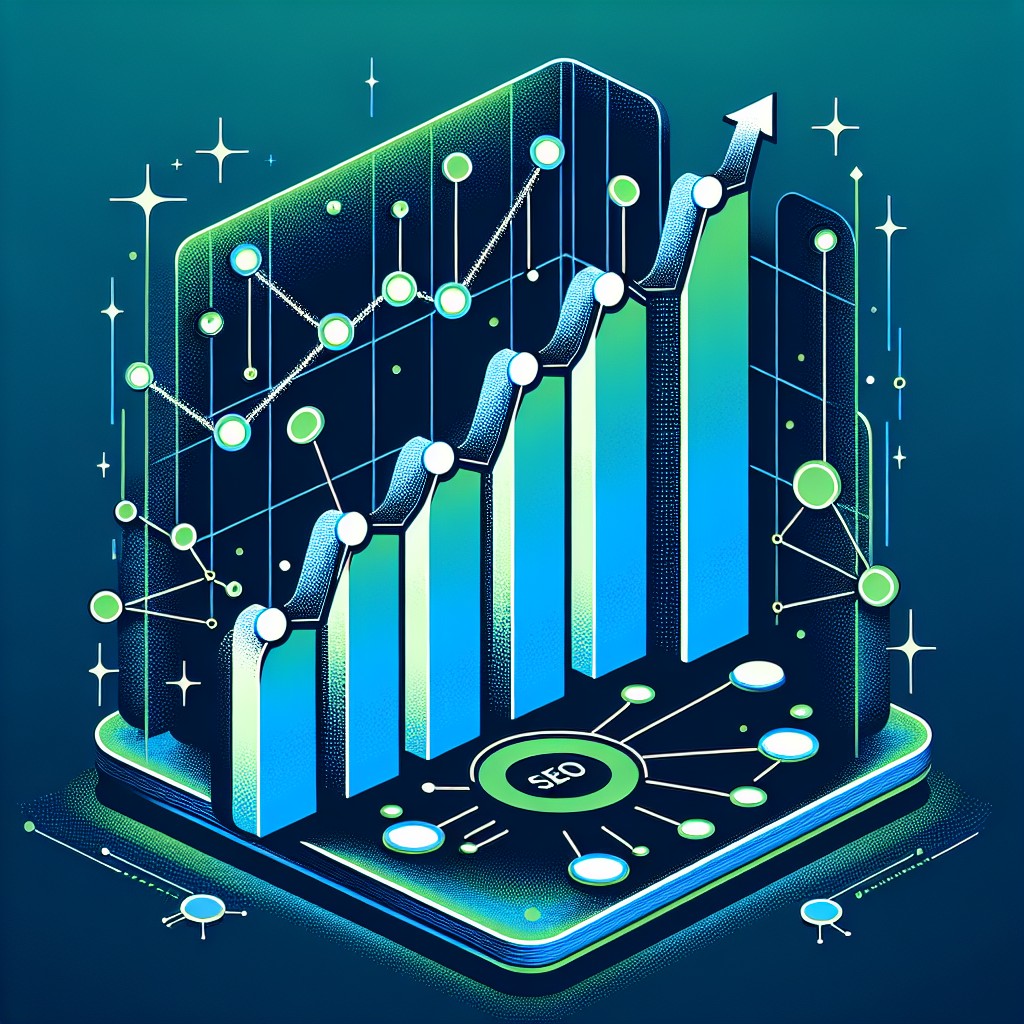 Image de couverture montrant un graphique de croissance SEO avec des backlinks.