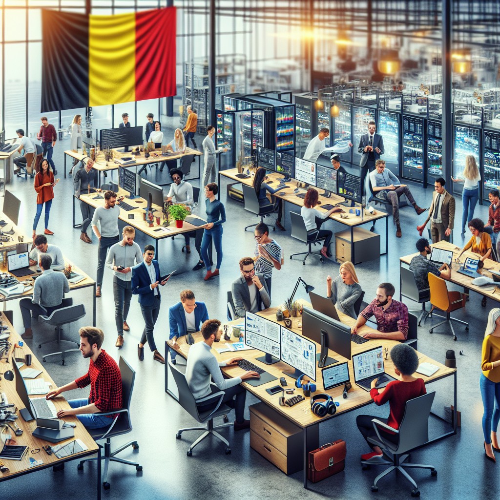 Image représentant des startups belges innovantes dans le secteur des technologies de l'information