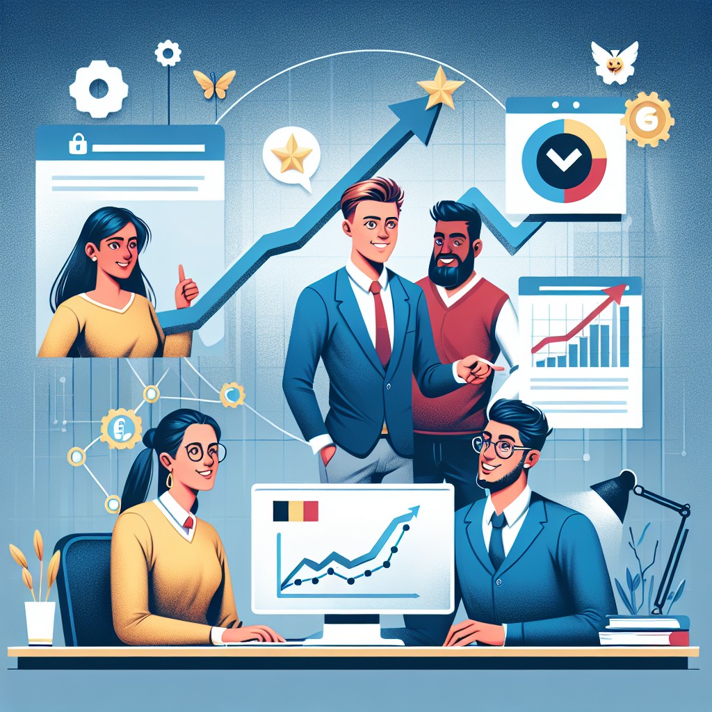 Image de couverture illustrant une petite entreprise belge utilisant efficacement un système CRM pour améliorer ses relations client.