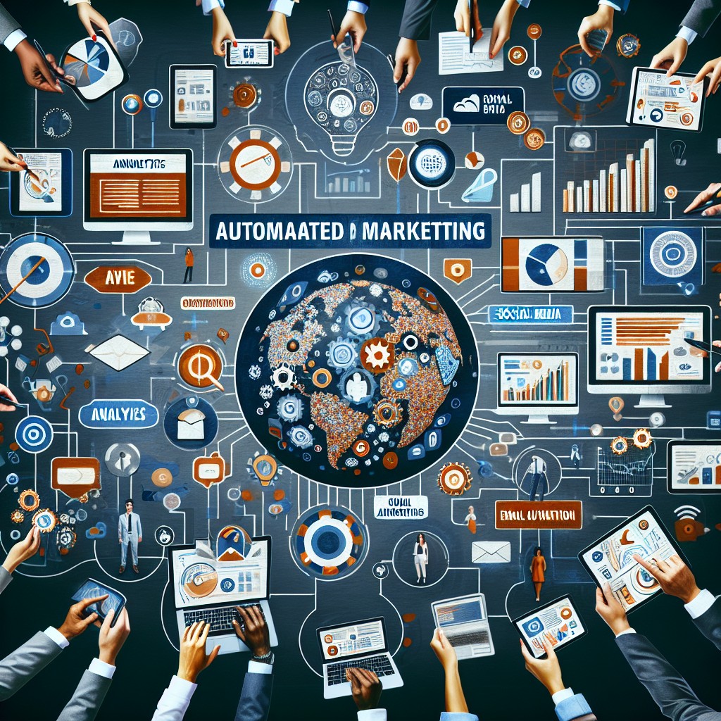 Image de couverture montrant des outils innovants de marketing automatisé utilisés par une PME dynamique.