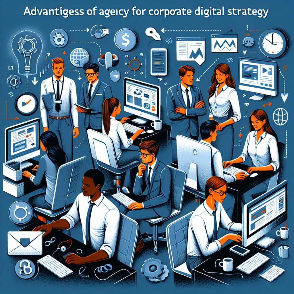 Image de couverture illustrant les avantages d'une agence de développement web pour la stratégie digitale des entreprises