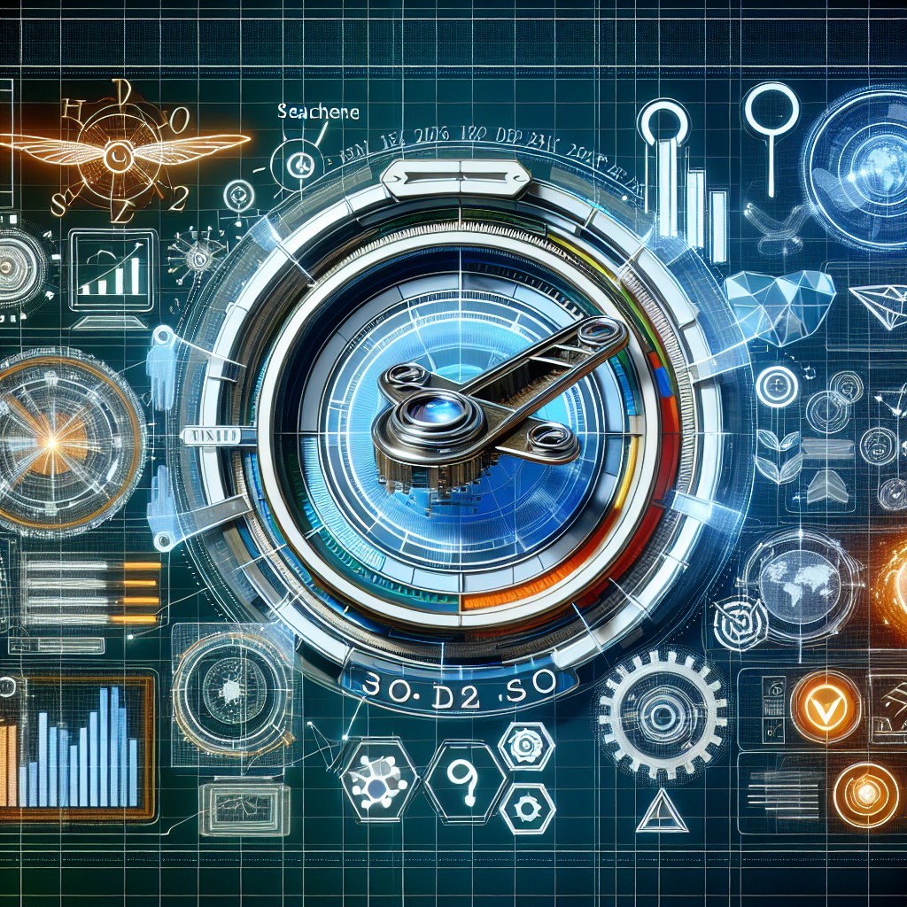 Illustration représentant l'importance et l'impact du SEO dans le marketing digital en 2024, mettant en avant la dynamique des moteurs de recherche et les tendances émergentes.