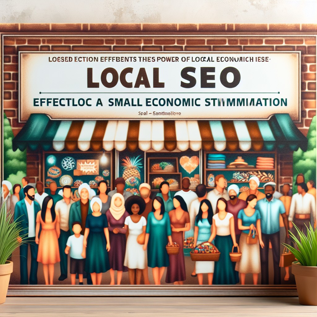 Une image représentant une boutique locale avec une foule de clients, mettant en valeur l'effet positif du SEO local sur une PME.