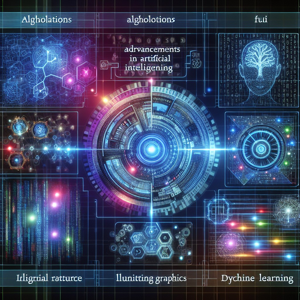 Couverture montrant une interface digitale futuriste illustrant les avancées en intelligence artificielle et machine learning.