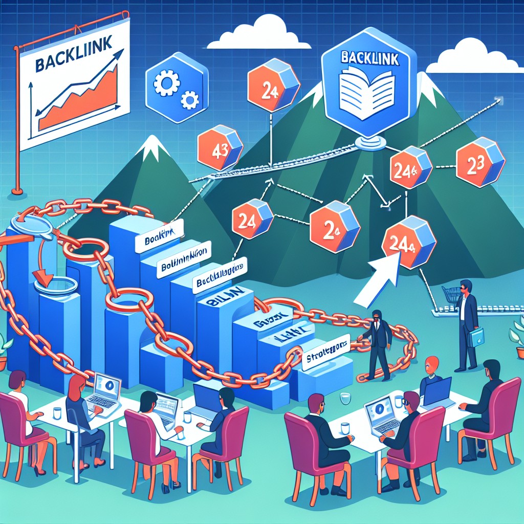 Un graphique illustrant les tendances et défis des stratégies de backlinks en 2024.