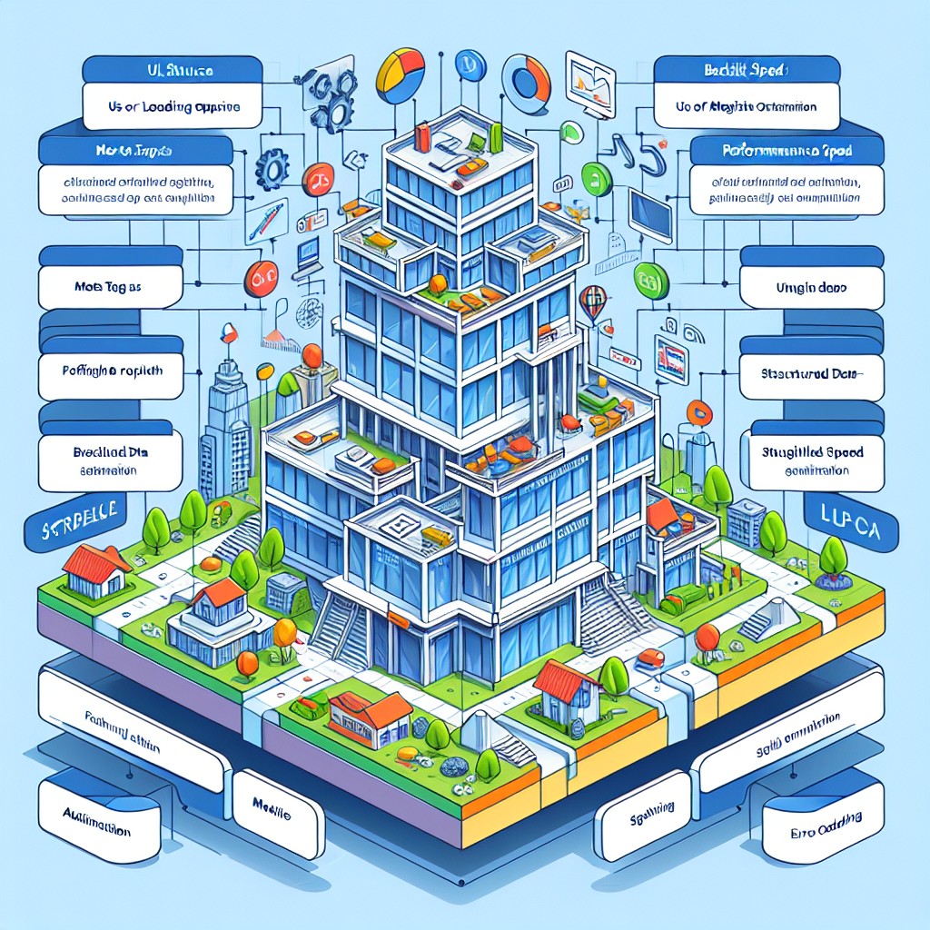 Une illustration de l'architecture d'un site web optimisé pour le SEO technique