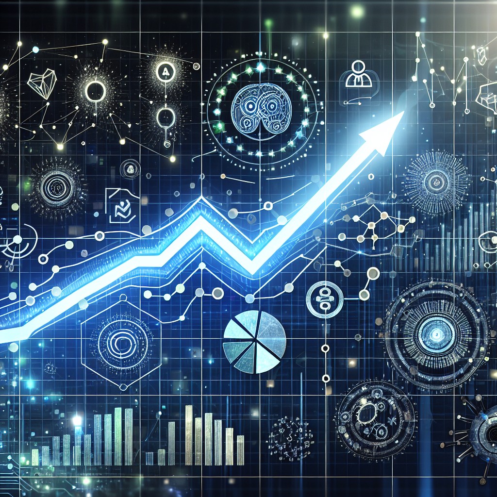 Image d'illustration montrant un graphique dynamique symbolisant l'optimisation des ressources avec le Machine Learning.