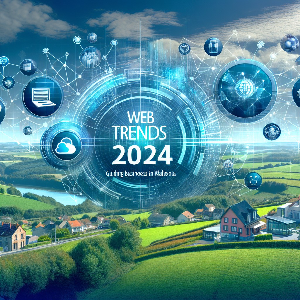 Couverture d'un article sur les tendances web de 2024 pour les entreprises en Wallonie