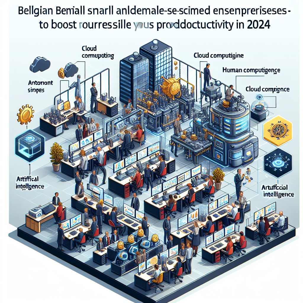 PME belges adoptant des technologies innovantes pour améliorer leur productivité en 2024.