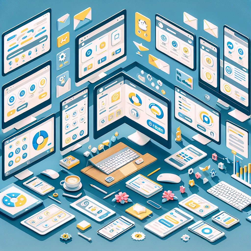 Vue d'ensemble de divers outils CRM utilisés par des entreprises belges modernes, mettant en évidence une interface utilisateur conviviale.