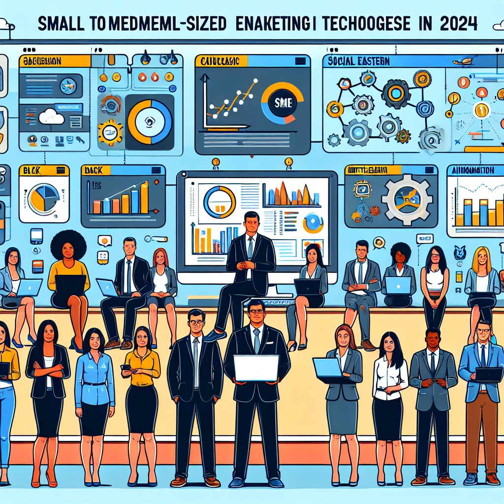 Une PME tirant profit des technologies de marketing digital en 2024.